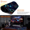 Tukzer Retro Extended Gaming Mouse Pad, High-Speed Mouse Tracking & Control | Stitched Edges, Non-Slip Rubber Base| for Computer Laptop Keyboard Office Home
