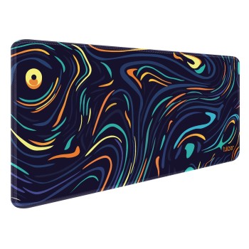 Tukzer Retro Extended Gaming Mouse Pad, High-Speed Mouse Tracking & Control | Stitched Edges, Non-Slip Rubber Base| for Computer Laptop Keyboard Office Home