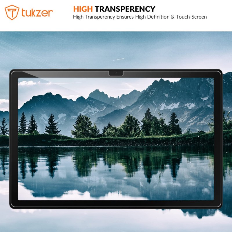Tukzer Tempered Glass Screen Protector For Samsung Galaxy Tab A8 10.5-Inch (2021 Release)(SM-X200/ SM-X205)| Premium 9H Hardness, Anti-Scratch, Bubble-free Screen Guard Tukzer Tempered Glass Screen Protector For Samsung Galaxy Tab A8 10.5-Inch (2021 Release)(SM-X200/ SM-X205)| Premium 9H Hardness, Anti-Scratch, Bubble-free Screen Guard