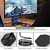 Tukzer USB Computer Microphone, RGB Mic, Omnidirectional Condenser Noise-Cancelling with On-Off Button, Plug & Play Desktop Laptop Mic (Black) 