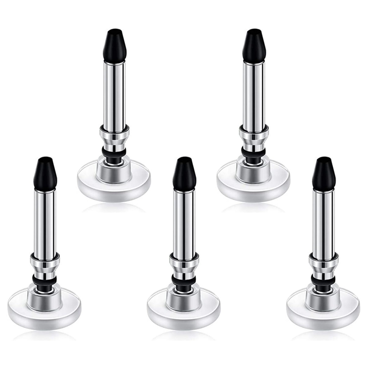 Tukzer Universal Replacement Disc Tips for Capacitive Stylus Pen| High Precision Round Shape 7mm Transparent Replaceable Tip for Mobile, Tablet (Pack 5)