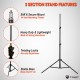 Tygot Lightweight & Portable Portable 7 Feet (84 Inch) Long Tripod Stand with Adjustable Mobile Clip Holder for All Mobiles & Cameras (Black)