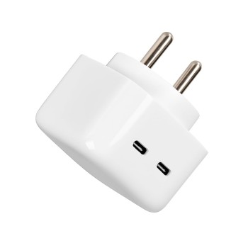 UNIGEN® 35W PD Dual Port USB-C Fast Charger Adapter with Multi-Protection, BIS Certified, Compatible with iPhone 17–11 Series, Samsung