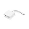 USB C 3-in-1 Travel Hub 4K HDMI VGA USB 3.0 Simple Plug and Play