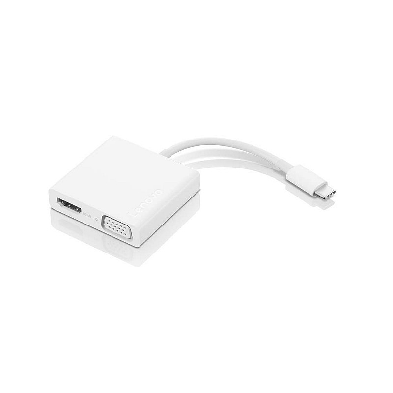 USB C 3-in-1 Travel Hub 4K HDMI VGA USB 3.0 Simple Plug and Play