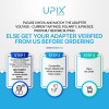Upix 4.5V 500mA Power Adapter (with 4 Pin), Power Supply AC Input 200-240 V for FM Radio, Toys, Trimmer, Torch, FM Radio, Cassette Player, Other Electronic & IT Gadgets