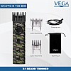 VEGA Men X1 Beard Trimmer For Men With Quick Charge, 90 Mins Run-time, Waterproof, For Cord & Cordless Use And 40 Length Settings, (VHTH-16)