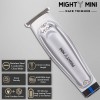 VEGA PROFESSIONAL Men Mighty Mini Hair Trimmer With Stainless Steel T-Wide Ultra Close Blade, 6500 Rpm Motor, 120 Mins Runtime, 90 Min Charging Time, Cord & Cordless Use For Salon, (Vpvht-07)