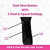 VEGA Pro Touch 1800-2000 Watts Professional Hair Dryer with 2 Detachable Nozzles (VHDP-02)- Black