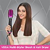 VEGA VHSD-01 2 In 1 Multi Hair Styler Brush & Dryer, 1200 Watts, Keratin Infused Coating & Anti-Static Bristles