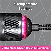 VEGA VHSD-01 2 In 1 Multi Hair Styler Brush & Dryer, 1200 Watts, Keratin Infused Coating & Anti-Static Bristles