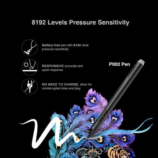 Veikk A15 Pro Graphic Drawing Tablet Support Windows Mac Android Mobile with Pressure Sensitivity Grey