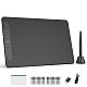 VEIKK VK1060PRO Drawing Tablet,10x6 inch/25.4 x15.24 cm Drawing Graphics Tablet, 2 Quick Dials,6 Express Keys, Battery-Free Stylus with Tilt Function, for Win Mac Linux Android OS (8192 Levels)