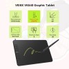 VEIKK VK640 Drawing Tablet 6x4 inch Portable Pen Tablet with 8192 Levels Battery-Free Stylus Graphic Tablet