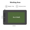 VEIKK VK640 Drawing Tablet 6x4 inch Portable Pen Tablet with 8192 Levels Battery-Free Stylus Graphic Tablet