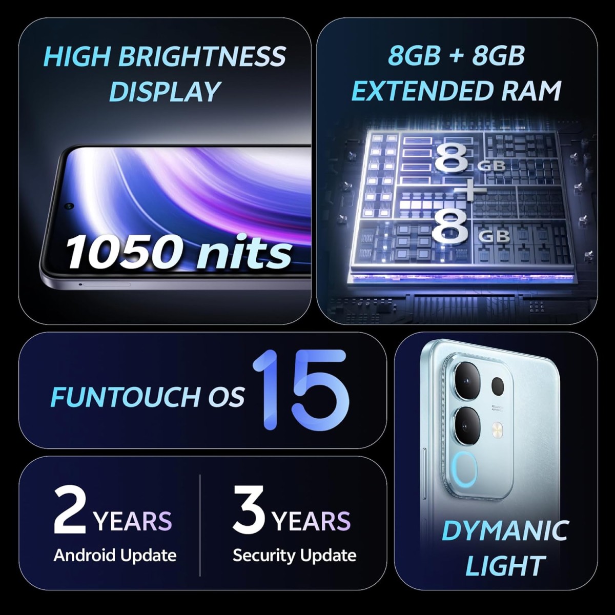 VIVO T4x (Pronto Purple, 6GB + 128GB)