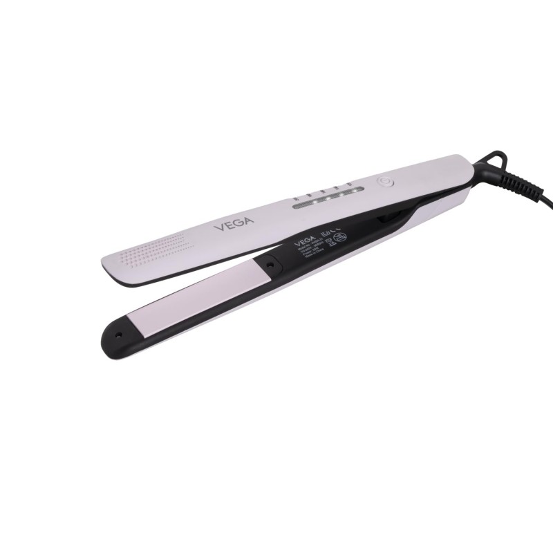 Vega K Shine Hair Straightener for Women with Keratin infused Plates for Minimise Hair Damage, Heat upto 200°C, Power Indicator Light, Rose Gold, (VHSH-28)