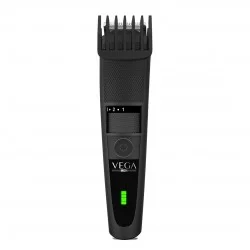 Vega Men T3 Beard Trimmer For Men With Quick Charge, 90 Mins Run-time, For Cord & Cordless Use And 20 Length Settings, (VHTH-19)Black