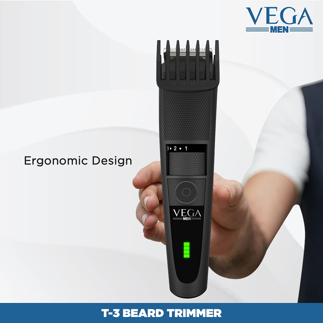 Vega VHTH-19 Men T3 Beard Trimmer Black