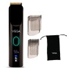 Vega SmartOne S1 Beard Trimmer for Men with Titanium Blade, Digital Display, 120 mins Runtime, IPX7 Waterproof & 40 Length Settings, 3 Unique Speed Mode Black (VHTH-30)