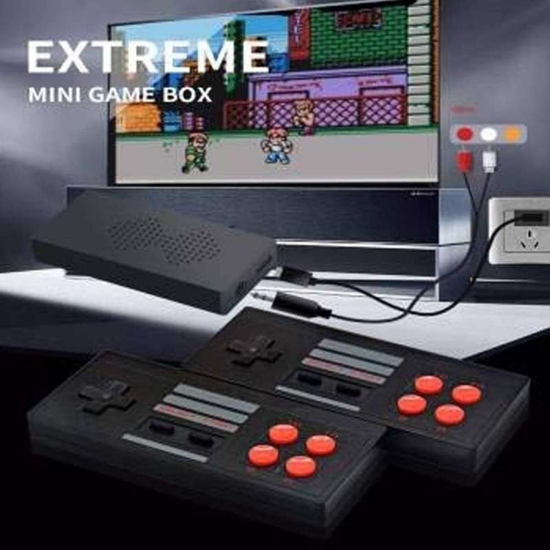 Viart Creation™ Extreme Mini Plug and Play Wireless Game Box HD 1080p TV Retro Video Game for Kids 620 Extreme Mini Game Box (8 Bit Retro Games) for up to 2 Players Black (Kids Edition Extreme) Viart Creation™ Extreme Mini Plug and Play Wireless Game Box HD 1080p TV Retro Video Game for Kids 620 Extreme Mini Game Box (8 Bit Retro Games) for up to 2 Players Black (Kids Edition Extreme)