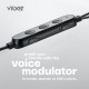 Vibez by Lifelong Voice Changing Earphones with Type-C Connector  Wired In-Ear Earphones  Black