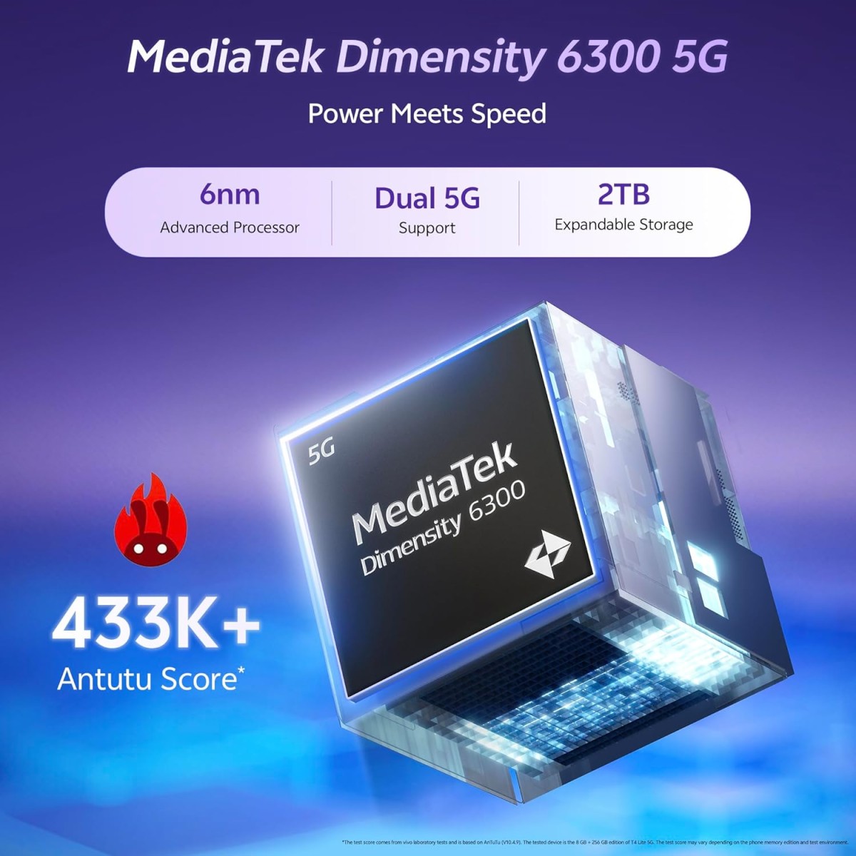 Vivo T4 Lite 5G Prism Blue_128GB+6GB