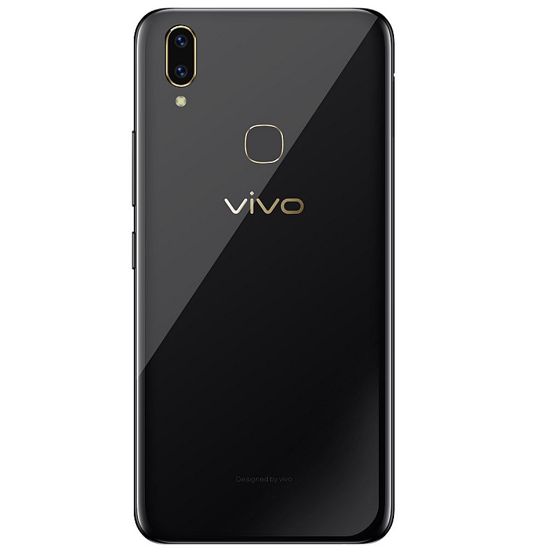 Vivo V9 (Pearl Black-Gold, 4GB RAM, 64GB Storage)  (Refurbished)