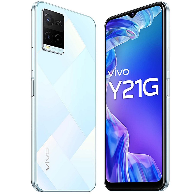 Vivo Y21G (Diamond Glow, 4GB RAM, 64GB ROM) Refurbished 