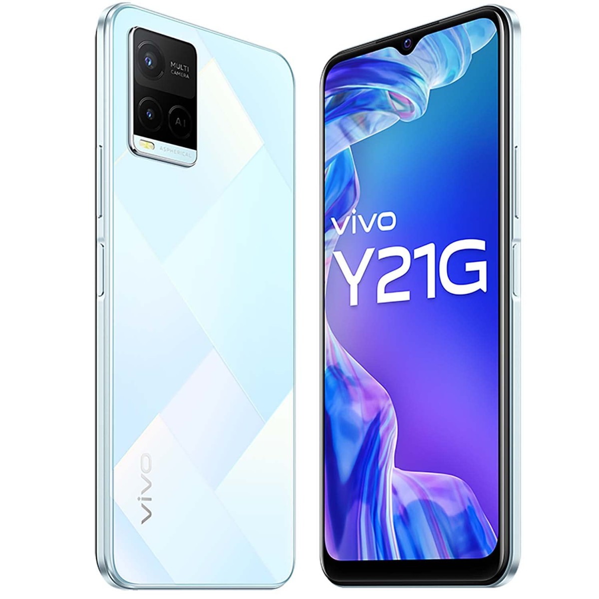 Vivo Y21G (Midnight Blue, 4GB RAM, 64GB ROM) refurbished