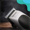 WAHL Home Cut Black Edition Hair Clipper Complete Hair Cutting Clipper with Thumb Adjustable Taper & Travel Pouch, Powerful Electromagnetic Motor with 14,400 strokes per min, Self-Sharpening Carbon Steel Blades, 10 Cutting