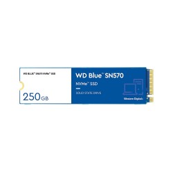 WD Blue SN570 NVMe 250GB SSD Upto 3300 MB/s Read with Free 1 Month Adobe Creative Cloud Subscription