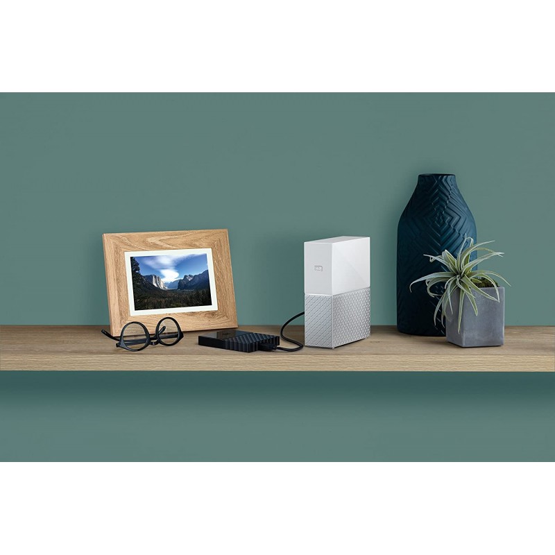 WD My Cloud Home WDBVXC0020HWT-BESN 2TB Network Attached Storage (White) Personal Cloud WD My Cloud Home WDBVXC0020HWT-BESN 2TB Network Attached Storage (White) Personal Cloud