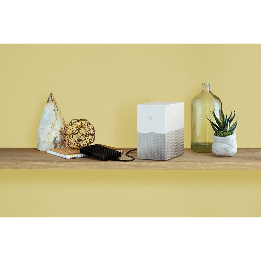 WD My Cloud Home WDBVXC0020HWT-BESN 2TB Network Attached Storage (White) Personal Cloud