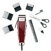 Wahl 01400-0016 Corded Steel Moser Classic Professional Hair Clipper; 0.7-3 mm; Stainless steel Star Blades for precision cutting; Red