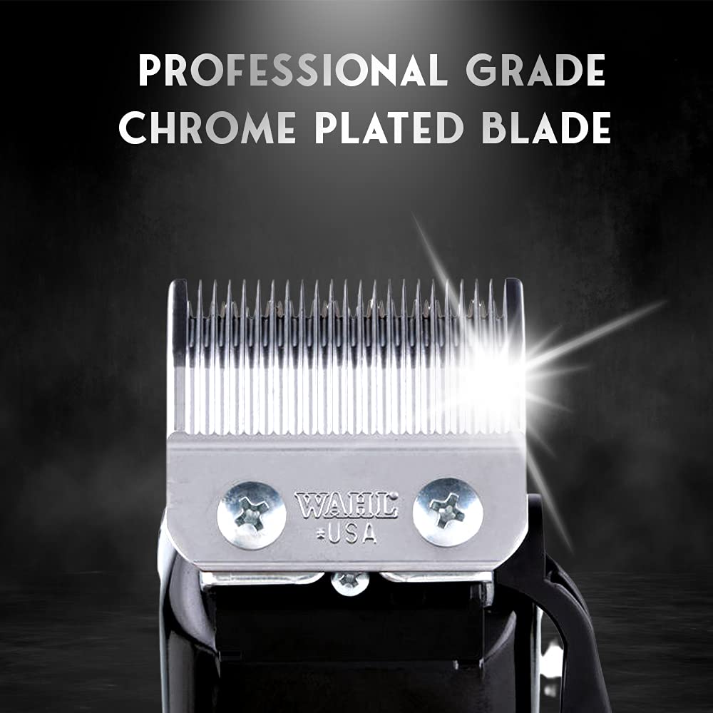 Wahl 08747-024 Corded Classic Series Clipper for Unisex; 6000 Rpm; 1-2 Mm Cutting Lengths; Taper Blades For Tapering And Fading; White