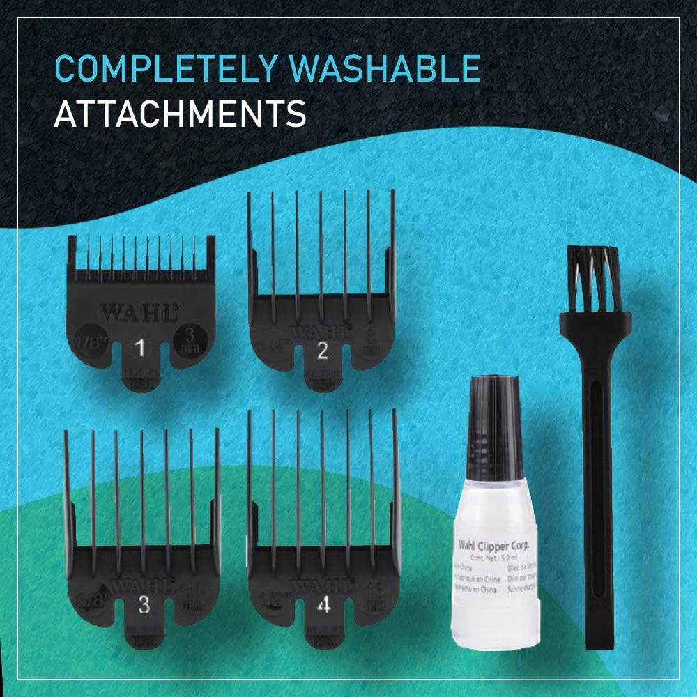 Wahl 08747-024 Corded Classic Series Clipper for Unisex; 6000 Rpm; 1-2 Mm Cutting Lengths; Taper Blades For Tapering And Fading; White