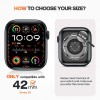 Watch Cover Compatible with Apple Watch Series 10 (42mm) | with Glass Screen Protector | (Transparent, 42mm)