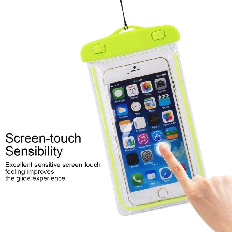 Airtree All Mobile Cover Pouch with Finger Touch Cell Phone case Waterproof Phone Pouch for All Mobile (Pack of 2) Airtree All Mobile Cover Pouch with Finger Touch Cell Phone case Waterproof Phone Pouch for All Mobile (Pack of 2)