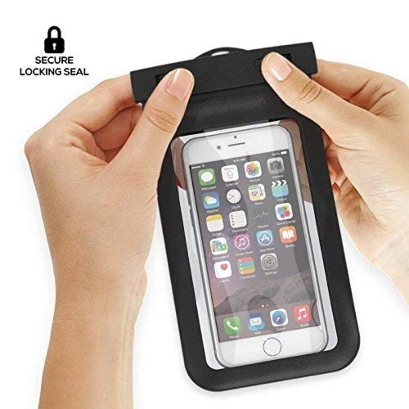 Airtree All Mobile Cover Pouch with Finger Touch Cell Phone case Waterproof Phone Pouch for All Mobile (Pack of 2) Airtree All Mobile Cover Pouch with Finger Touch Cell Phone case Waterproof Phone Pouch for All Mobile (Pack of 2)