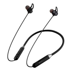 WeCool N1 Wireless Earphones with Dynamic Drivers for Immersive Music Experience Neckband (Black)