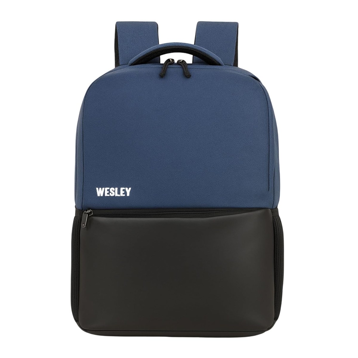 Wesley Milestone 2.0 Casual Waterproof Laptop Backpack/Office Bag/School Bag/College Bag/Travel Backpack (Dimensions:13x18 inches) (Compatible with 39.62cm(15.6inch laptop) 30 L (Blue & black)