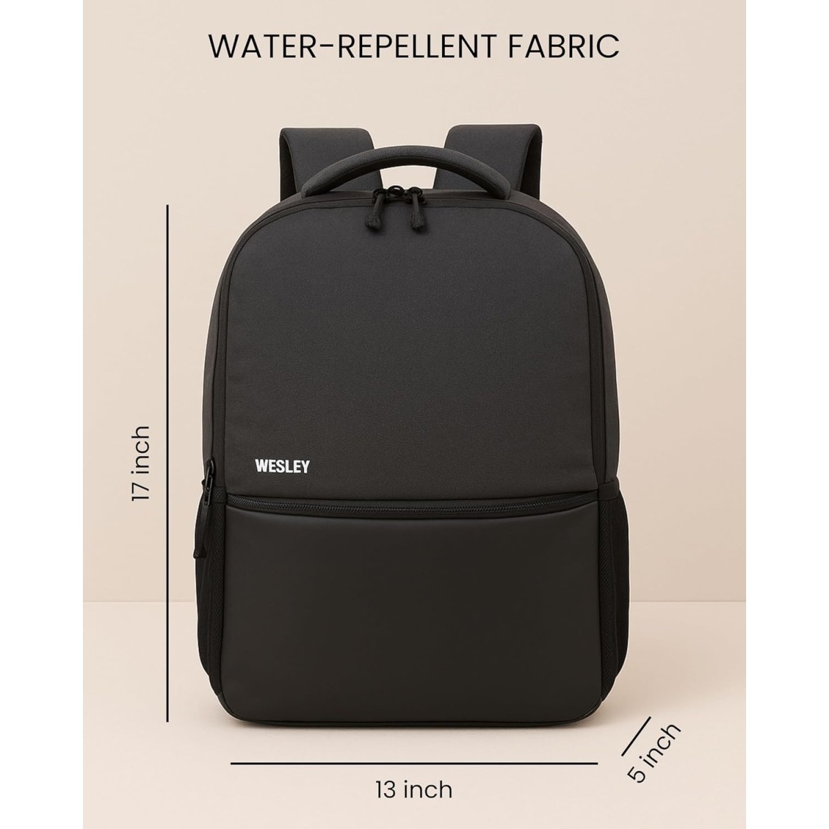 Wesley Milestone 2.0 Casual Waterproof Laptop Backpack/Office Bag/School Bag/College Bag/Travel Backpack (Dimensions:13x18 inches) (Compatible with 39.62cm(15.6inch Laptop) 30 L