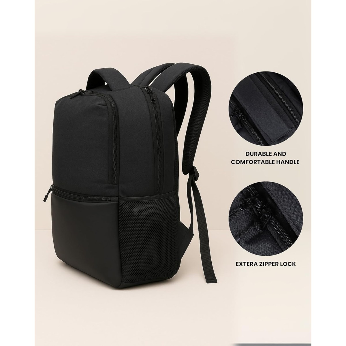 Wesley Milestone 2.0 Casual Waterproof Laptop Backpack/Office Bag/School Bag/College Bag/Travel Backpack (Dimensions:13x18 inches) (Compatible with 39.62cm(15.6inch Laptop) 30 L