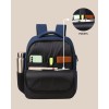 Wesley Milestone 2.0 Casual Waterproof Laptop Backpack/Office Bag/School Bag/College Bag/Travel Backpack (Dimensions:13x18 inches) (Compatible with 39.62cm(15.6inch laptop) 30 L (Blue & black)