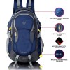 Wesley Spartan Unisex Travel Hiking Laptop Bag fits Upto 17.3 inch with Raincover and Internal Organiser Backpack Rucksack College Backpack 45 L (Blue)