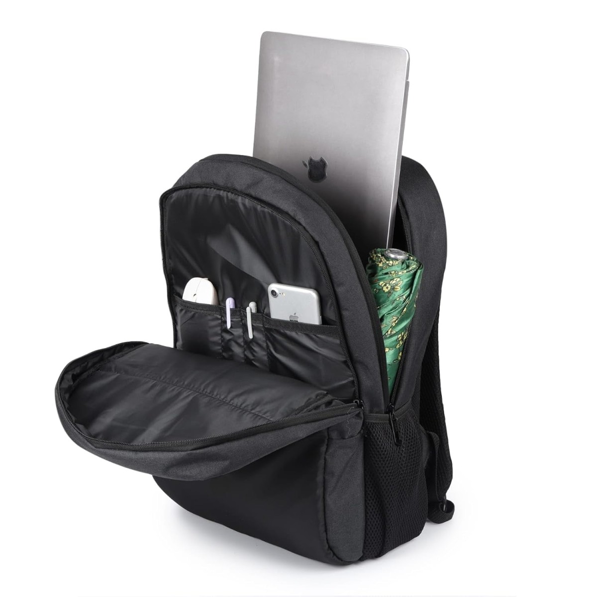 Wesley Zeus Usb charging Travel Laptop Backpack with 15.6 inch Laptop Compartment business/Office/School/college/Travel/Gifting Bag for men and women 35 L (Black)