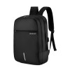 Wesley Zeus Usb charging Travel Laptop Backpack with 15.6 inch Laptop Compartment business/Office/School/college/Travel/Gifting Bag for men and women 35 L (Black)