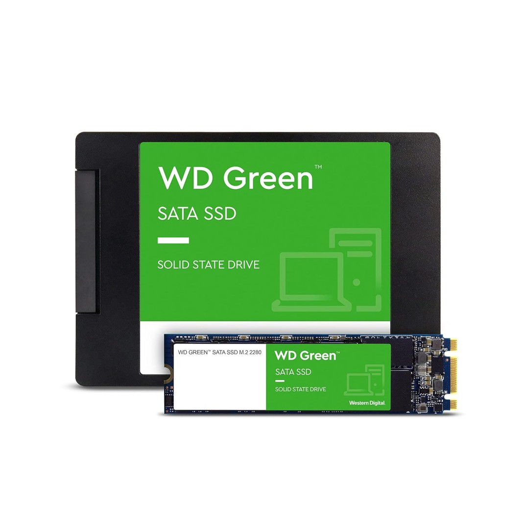 Western Digital WD Green SATA 240GB, Up to 545MB/s, 2.5 Inch/7 mm, 3Y Warranty, Internal Solid State Drive (SSD) (WDS240G3G0A)