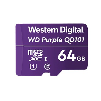 Western Digital WD Purple 64GB Surveillance and Security Camera Memory Card